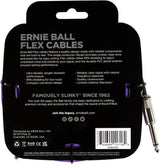 Ernie Ball P06420 Flex Instrument Cable Straight/Straight 20ft, Purple