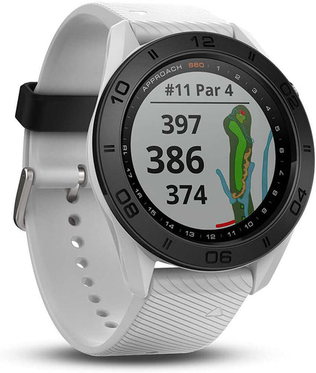 Garmin 010-01702-01 Approach S60, White Gps Golf Watch