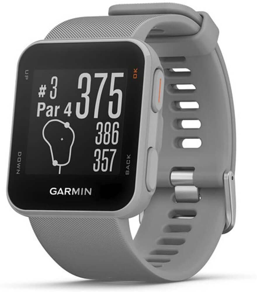 Garmin 010-02028-01 Approach S10, Powder Gray Gps Golf Watch