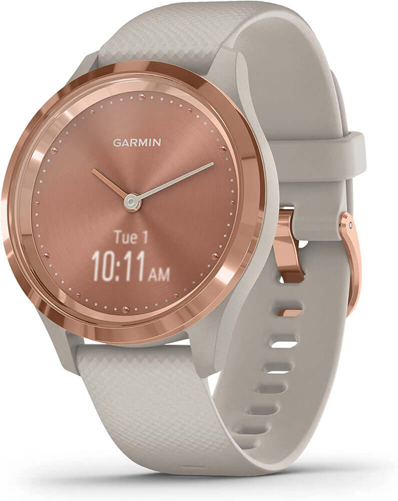 Garmin 010-02238-02 Vivomove 3s Hybrid Watch, Rose gold, 39mm