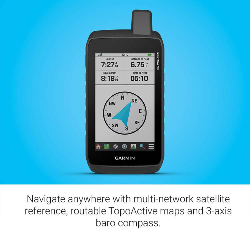 Garmin 010-02347-00 Montana 700, Rugged GPS Handheld, 5" Color Touchscreen