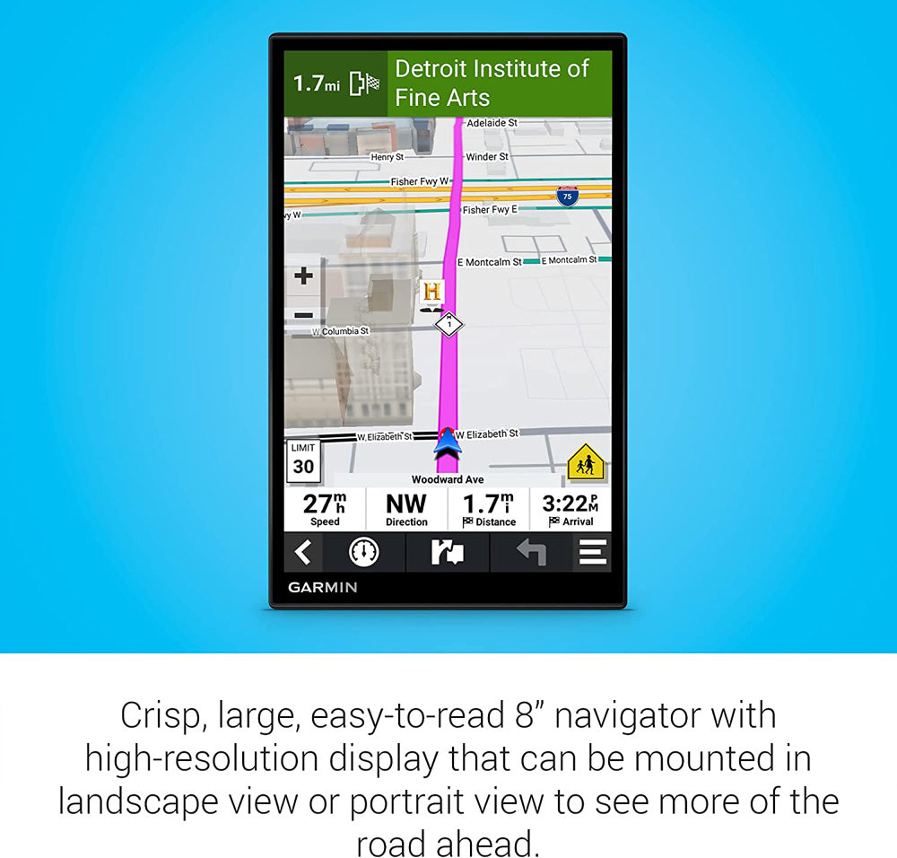 Garmin 010-02471-00 DriveSmart 86, 8-inch Car GPS Navigator