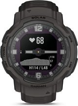 Garmin 010-02730-11 Instinct Crossover Solar Smartwatch, Graphite