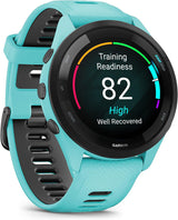 Garmin 010-02810-02 Forerunner 265 Running Smartwatch, Aqua and Black