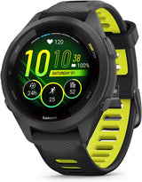 Garmin 010-02810-03 Forerunner 265S Running Smartwatch, Black and Amp Yellow