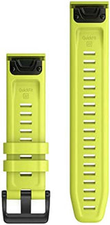 Garmin 010-12863-04 QuickFit 22 Watch Band - Amp Yellow Silicone