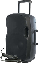 Gemini Sound AS-15TOGO Active 2000 Watts 15 Inch Woofer On Wheels