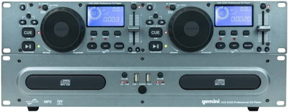 Gemini Sound CDX-2250i Professional Audio Pitch Control DJ Equipment