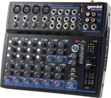 Gemini Sound GEM-12USB Compact Rotary 12 Channels DJ Mixer