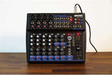 Gemini Sound GEM-12USB Compact Rotary 12 Channels DJ Mixer
