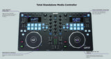 Gemini Sound GMX Professional Audio DJ Multi-Format Media Controller System