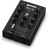 Gemini Sound MM1BT 2-Band Rotary Compact DJ Podcast Mixer