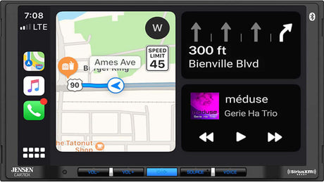 Jensen CAR710X 7" Mechless Multimedia Receiver with Apple CarPlay