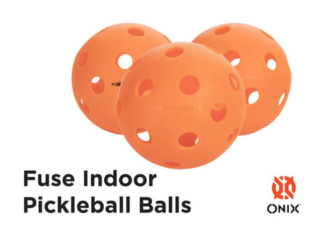 ONIX KZ42003O ONIX FUSE INDOOR PICKLEBALLS ORANGE - 3-PACK