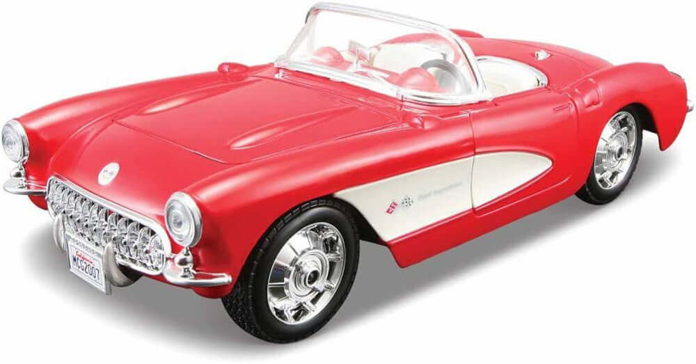 Maisto 39275-00000122 1:24 Scale Assembly Line 1957 Chevrolet Corvette Diecast Model Car Kit