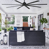 Minka Aire F896-84-CL Xtreme 84" Outdoor H2O Large Ceiling Fan in Coal Finish