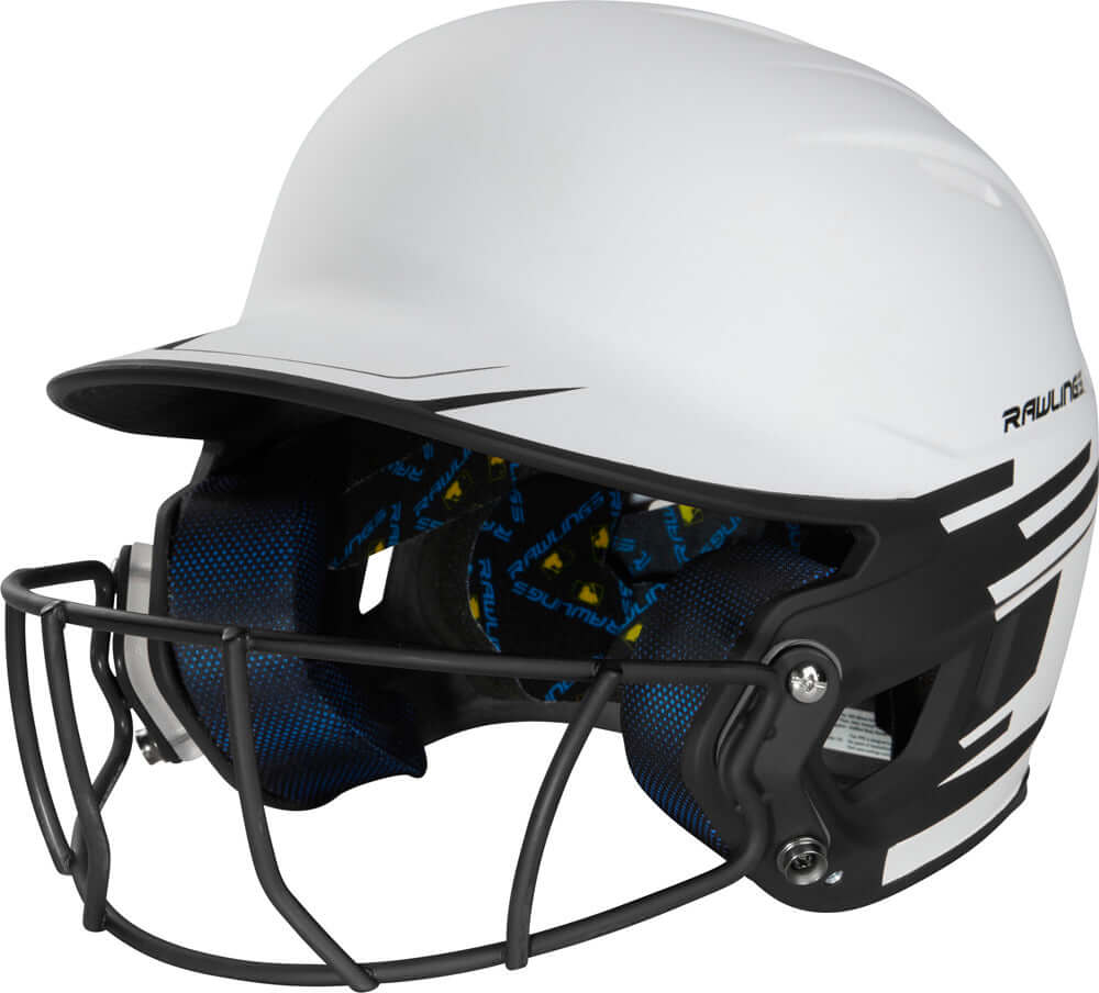 Rawlings MSB13J-W/B Mach Ice Softball Batting Helmet