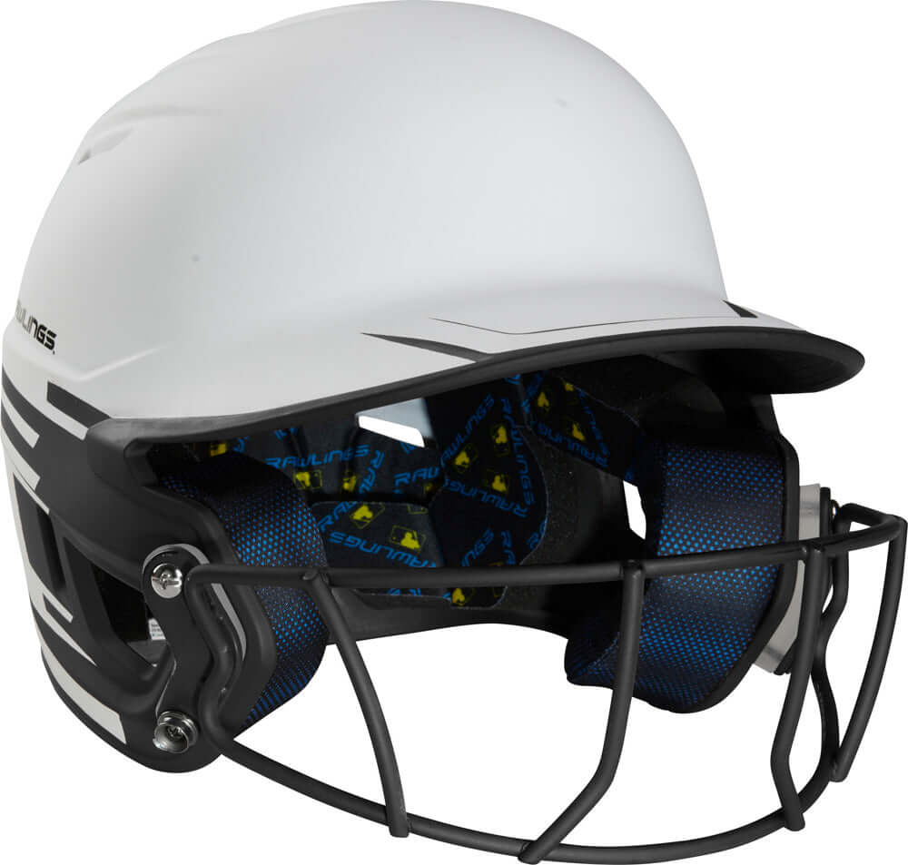 Rawlings MSB13J-W/B Mach Ice Softball Batting Helmet