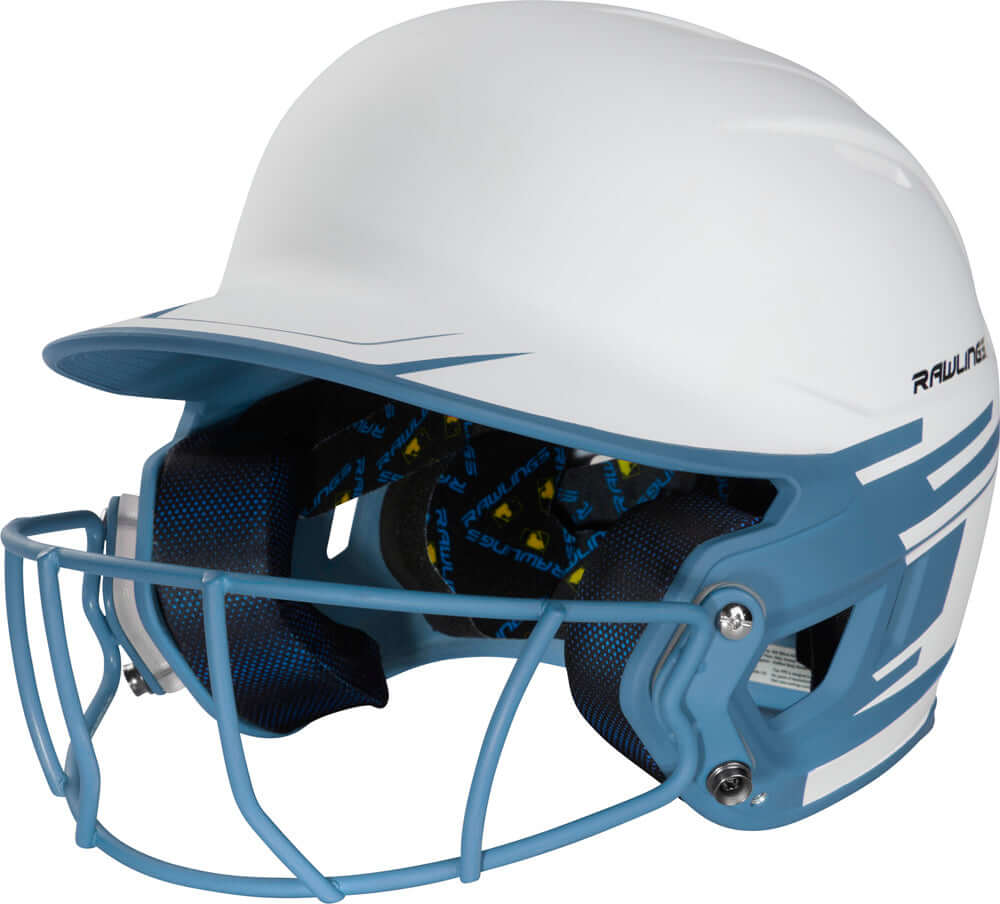 Rawlings MSB13J-W/CB Mach Ice Softball Batting Helmet