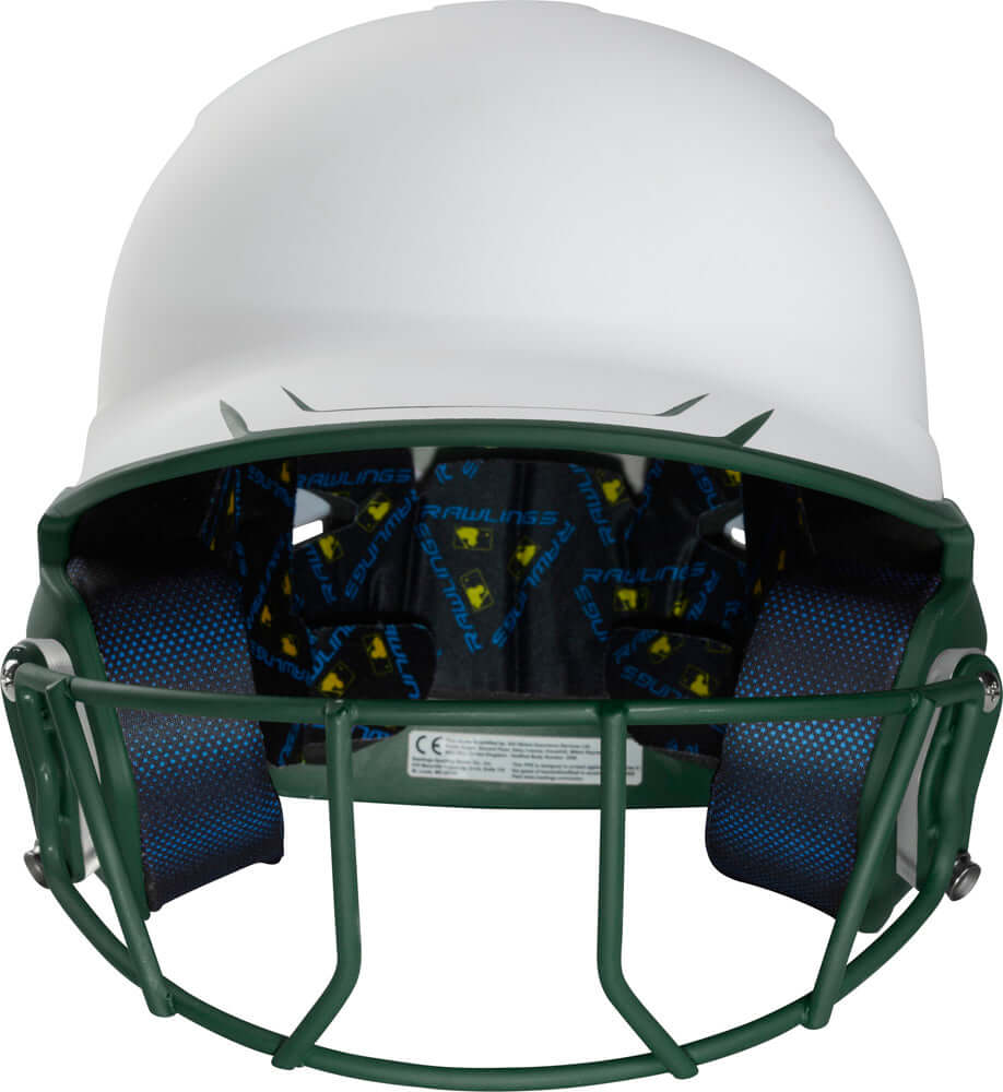 Rawlings MSB13J-W/DG Mach Ice Softball Batting Helmet