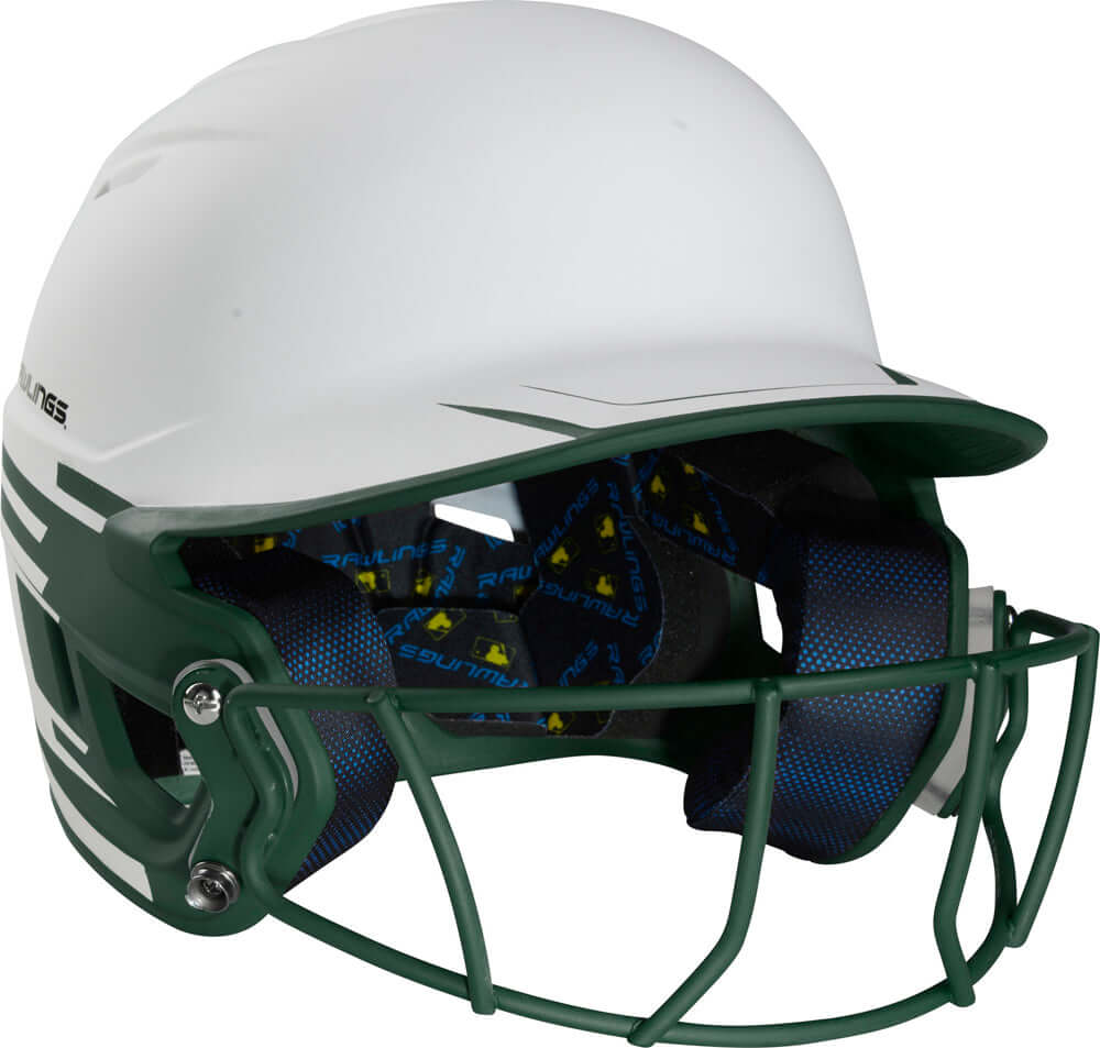 Rawlings MSB13J-W/DG Mach Ice Softball Batting Helmet