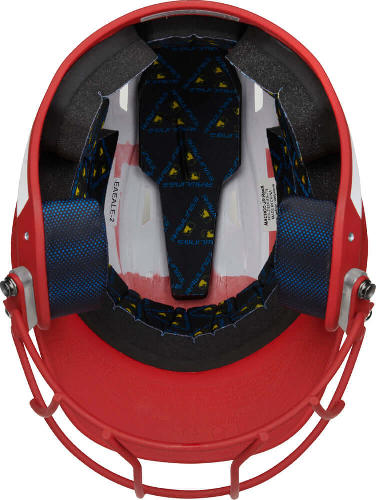 Rawlings MSB13J-W/S Mach Ice Softball Batting Helmet