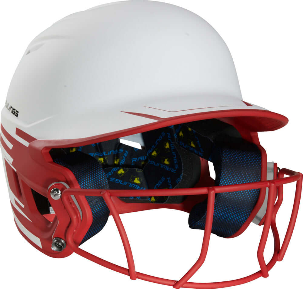 Rawlings MSB13J-W/S Mach Ice Softball Batting Helmet