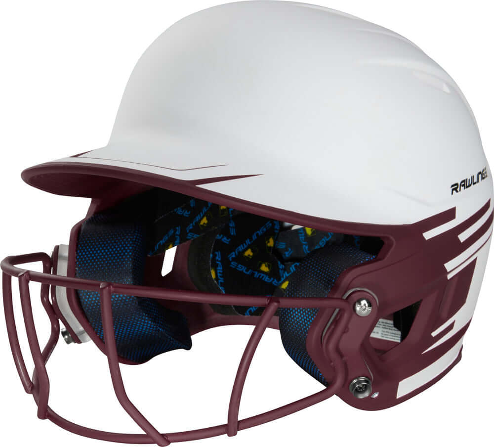 Rawlings MSB13S-W/MA Mach Ice Softball Batting Helmet