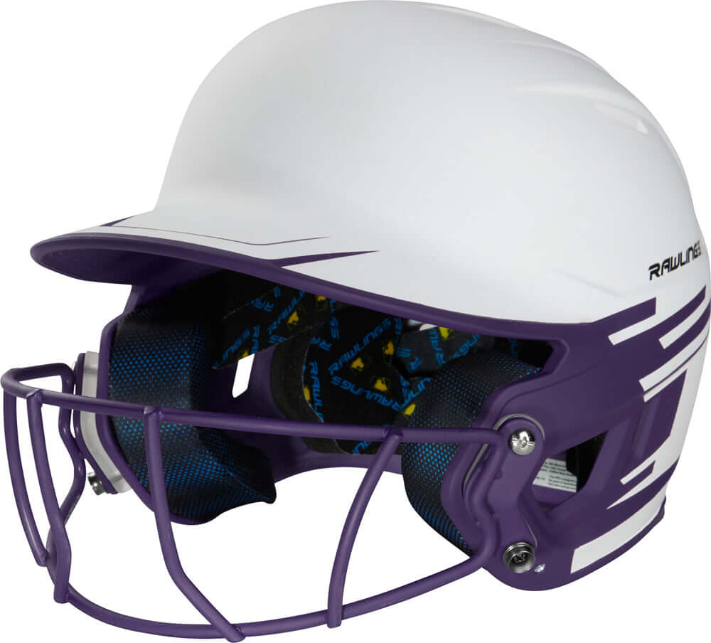 Rawlings MSB13J-W/PU Mach Ice Softball Batting Helmet