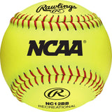 Rawlings NC12BB NCAA 12 inch Cork Center Recreational Softballs