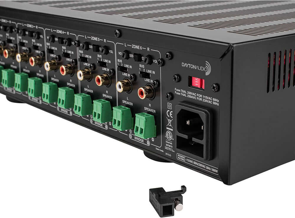 Dayton Audio 300-815 MA1240a Multi-Zone 12 Channel Amplifier