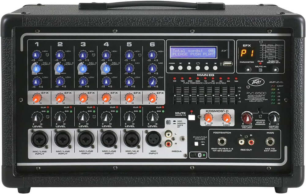 Peavey 03601840 PVi 6500 All In One Powered Mixer