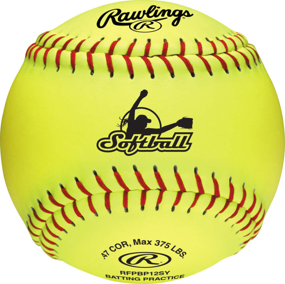 Rawlings RFPBP12SY-BOX6 Box 6 - 12" Collegiate / High School / Travel Practice Fastpitch