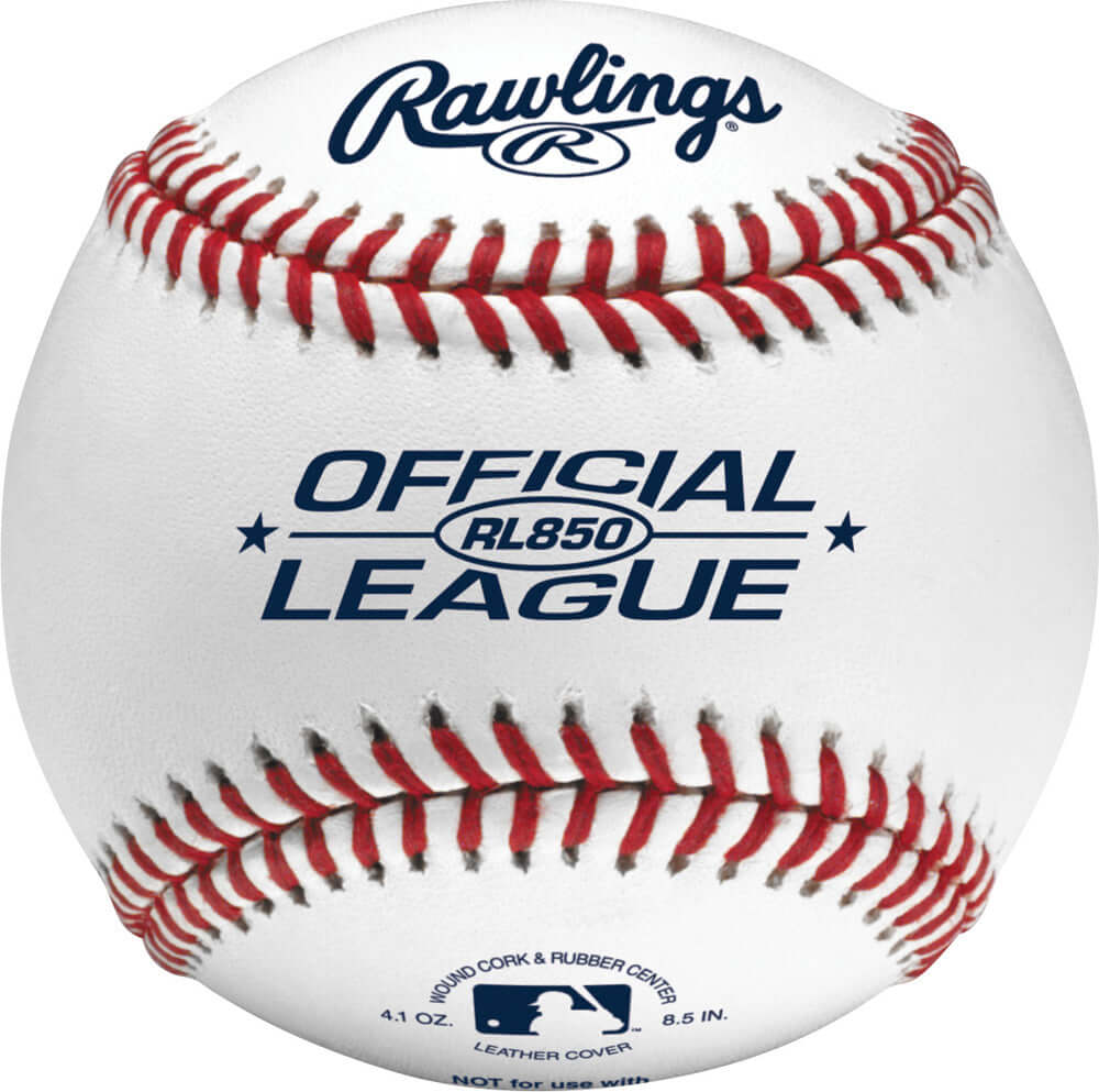 Rawlings RL850 Offical League Leather 8.5" Baseball