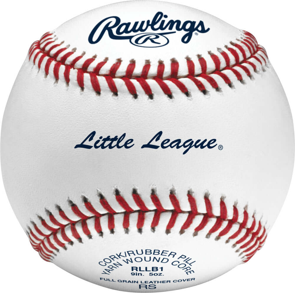 Rawlings RLLB1 Little League Competition Grade Cork/Rubber Center Baseballs