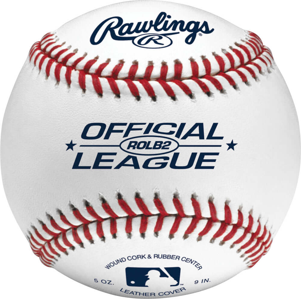 Rawlings ROLB2 Official League Wound Solid Cork/Rubber Practice Baseballs