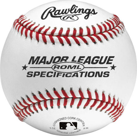 Rawlings ROML Official MLB Specification Cushioned Cork Wool Windings Baseballs