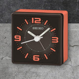 Seiko QHE091BLH Sei Bedroom Alarm Clock, Orange