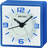 Seiko QHE091ELH Sei Bedroom Alarm Clock, Blue