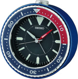 Seiko QHE184ELH Mai Heritage Alarm Clock, Classic Blue