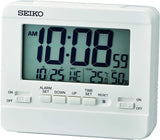 Seiko QHL086WLH Everything Digital Bedroom Alarm Clock