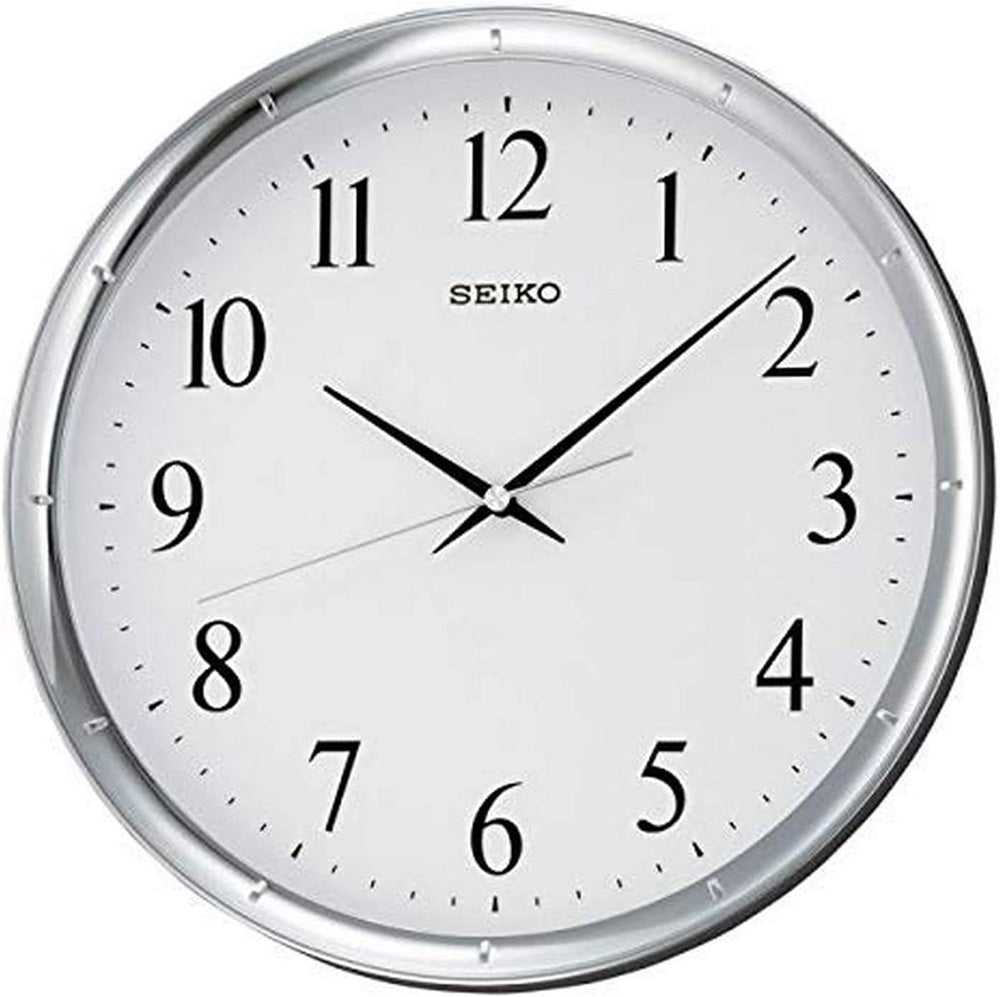 Seiko QXA417SLH 12" Ultra-Modern Silver-Tone Wall Clock
