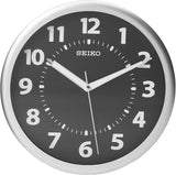 Seiko QXA435SLH 10.25" Easy Reader Metallic Wall Clock with Luminous Hands