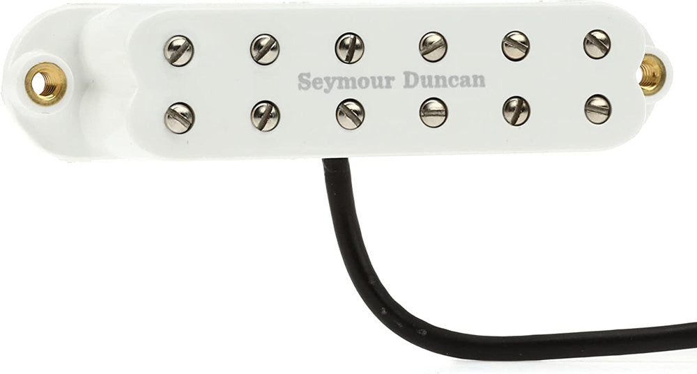 Seymour Duncan 11205-22-W SL59-1 Little 59 Humbucker Strat Pickup, White Bridge