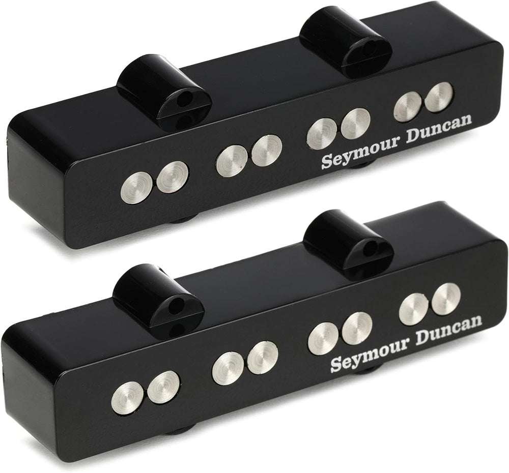 Seymour Duncan 11402-56 Quarter-Pound Jazz Bass Pickup Set, Black