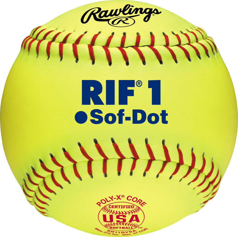 Rawlings SR11RYSA USA 11 inch Level 1 Soft Center RIF Official Softballs
