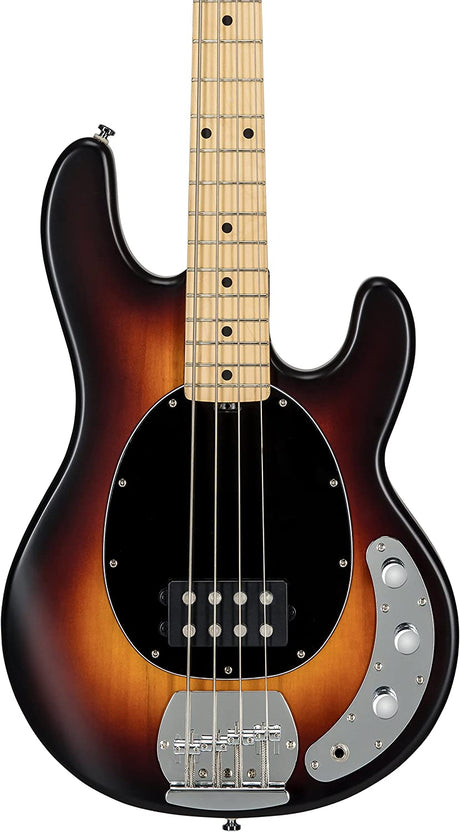 Sterling by Music Man StingRay Ray4 Bass Guitar in Vintage Sunburst Satin