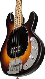 Sterling by Music Man StingRay Ray4 Bass Guitar in Vintage Sunburst Satin