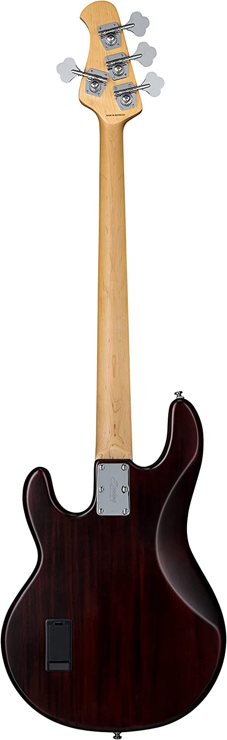 Sterling by Music Man StingRay Ray4 Bass Guitar in Walnut Satin