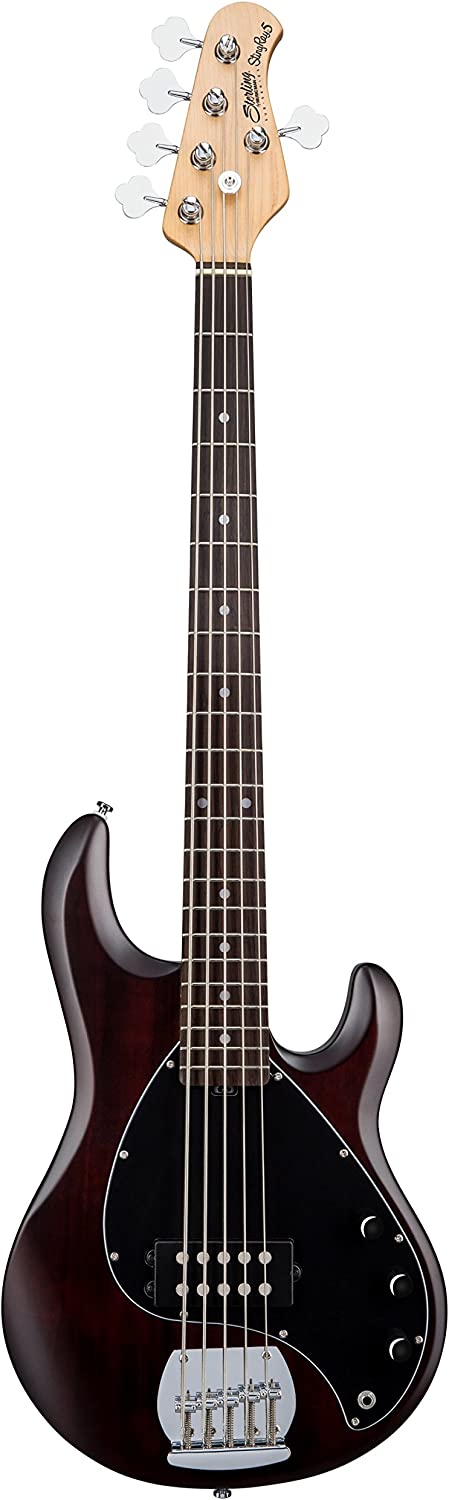 Sterling by Music Man StingRay Ray5 Bass Guitar in Walnut Satin